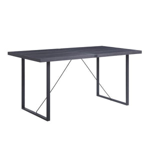 Nakula - Dining Table - Gray Oak & Black