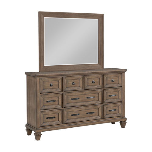 Mariana - Dresser & Mirror Dark Brown