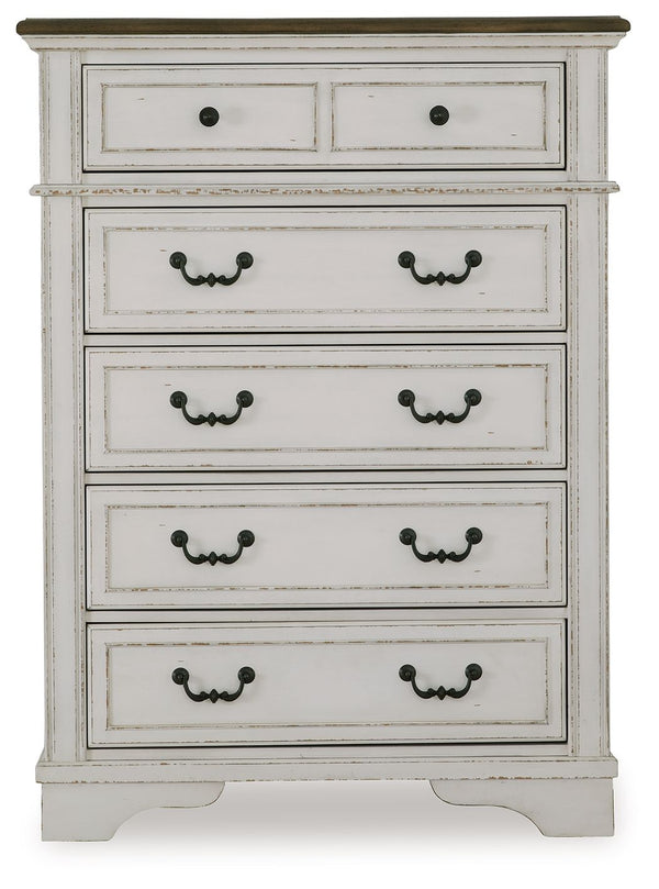 Blendon - Five Drawer Chest - Two-tone