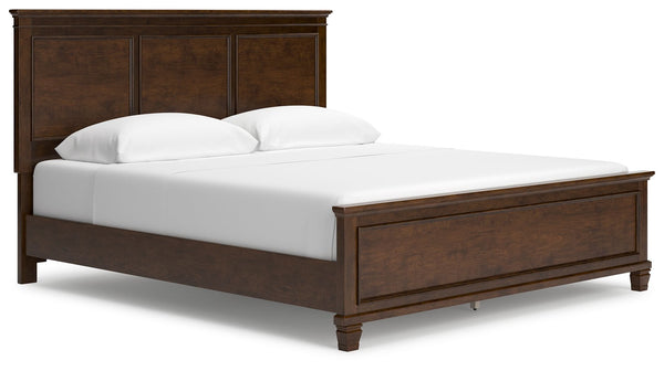 Danabrin - Panel Bed Dark Brown California King None