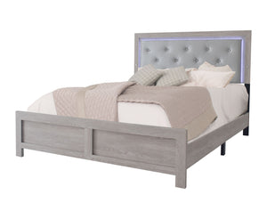 Jaylen - Queen Bed In One Box - Limed Oak