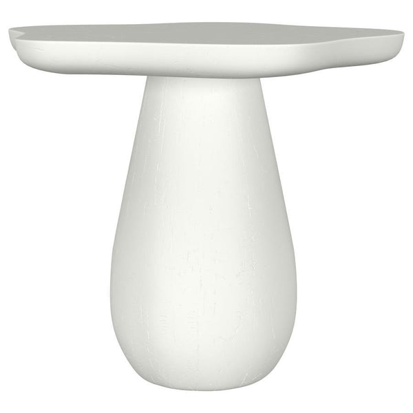 Perth - Side Table With Cloud-Shaped Top White 17"W x 16"D x 16"H