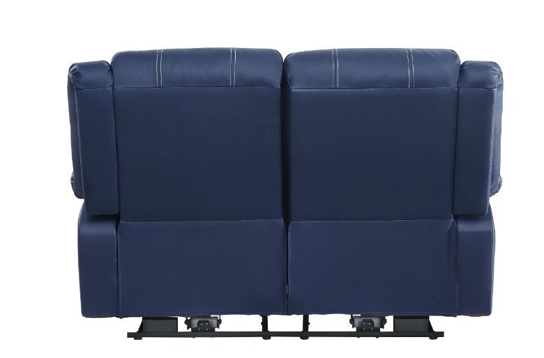 Zuriel - Power Motion Loveseat Blue