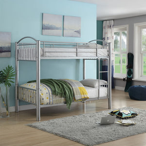 Cayelynn - Bunk Bed Silver Twin over Twin