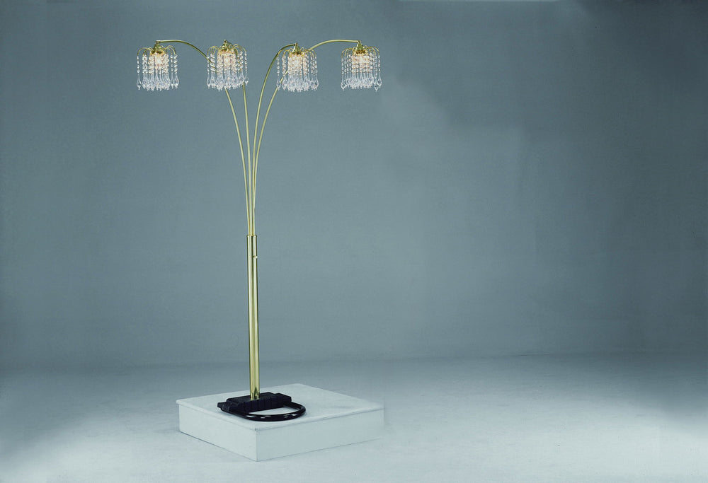 Rain Drop - Arc Lamp - Gold