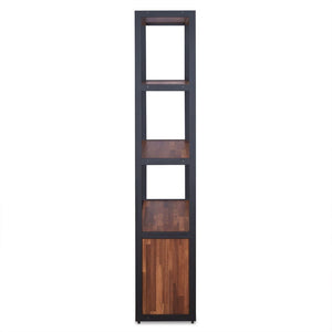 Sara - Bookshelf - Walnut & Sandy Black