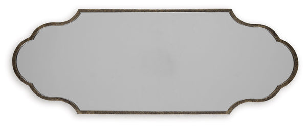 HalLGate - Antique Gold Finish - Accent Mirror