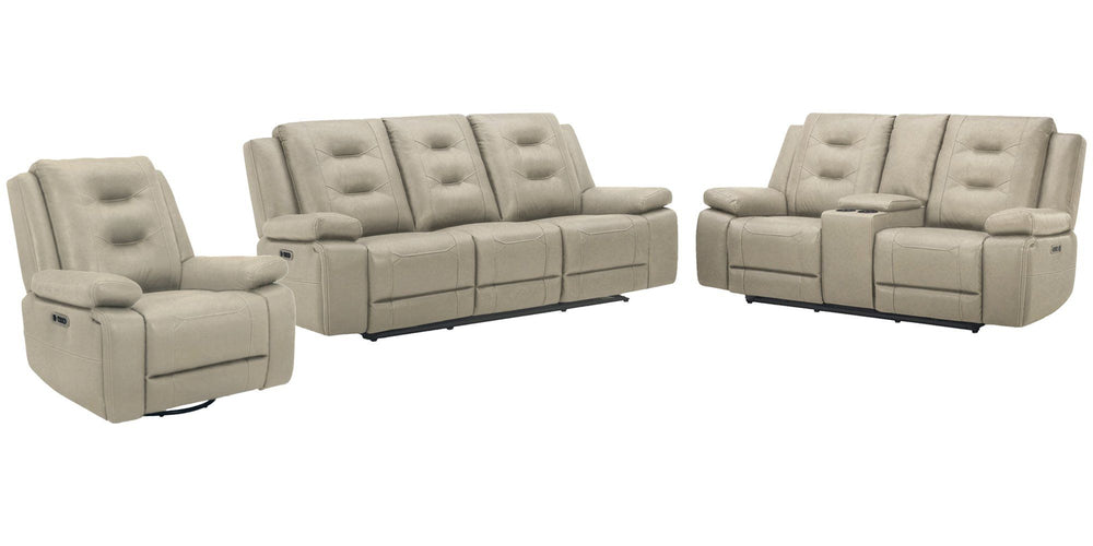 Caldwell - Power Reclining Sofa Tahoe Fog
