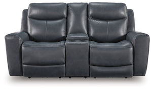 Next Move - Power Reclining Loveseat With Console / Adjustable Headrest
