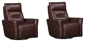Remmington - Power Swivel Glider Recliner Auburn 2 Pieces