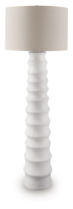 Veraleigh - Poly Lamp White Floor Lamps