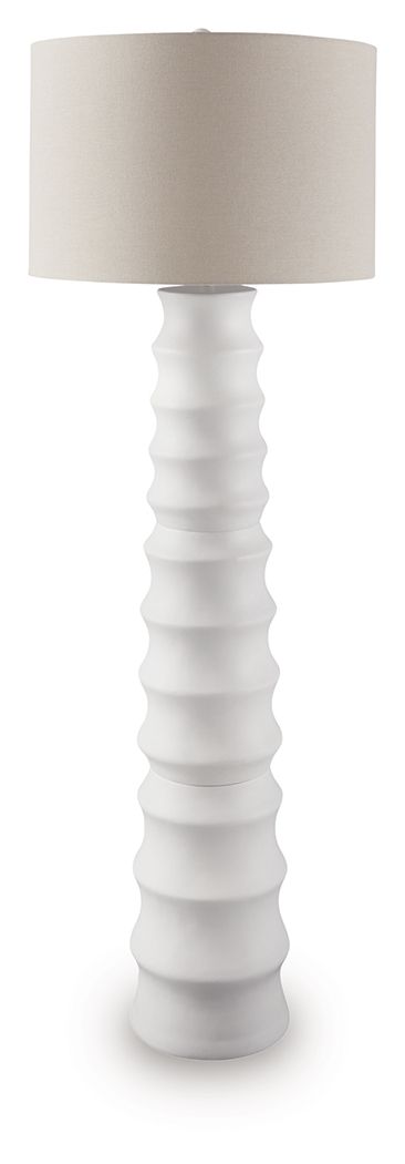 Veraleigh - Poly Lamp White Floor Lamps