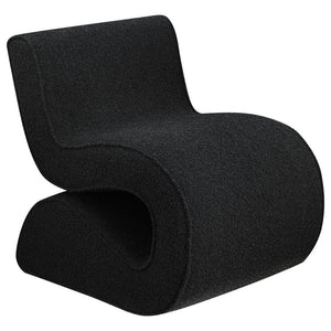 Ronea - Boucle Upholstered Armless Curved Chair