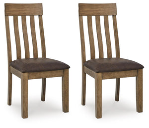 Urbinforte - Dining Upholstered Side Chair (Set of 2) - Light Brown