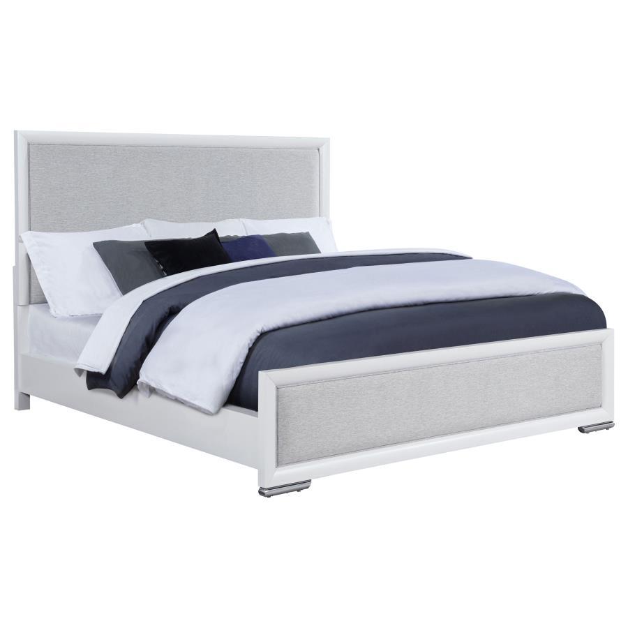 Gracemont - Panel Bed White