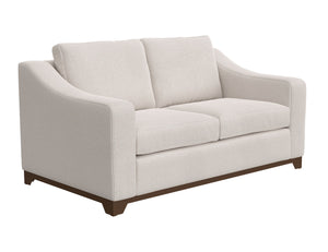 Natural Parota - Loveseat - Mink Withe