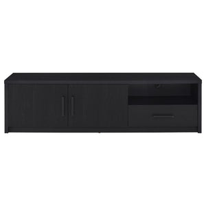 Murray - 70" 2-Door TV Stand Media Console - Black
