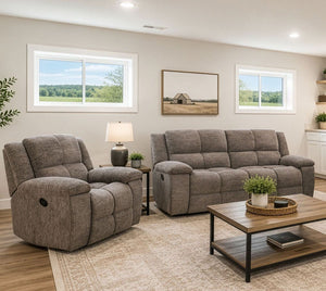 Buster - Manual Glider Reclining Sofa Set