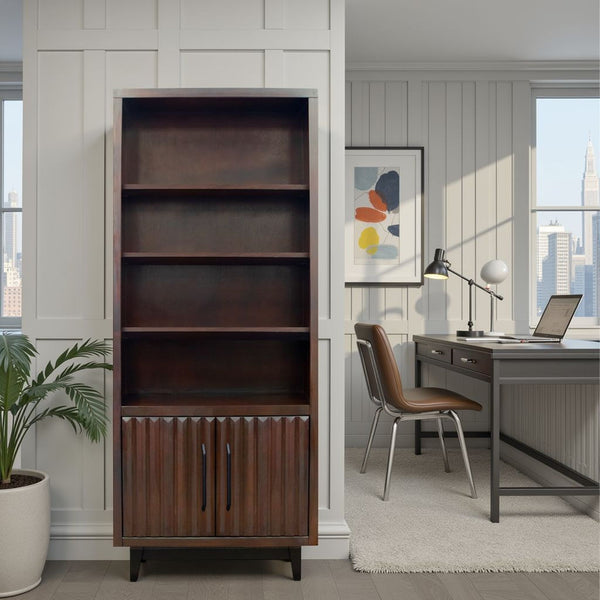 Radiance - Bookcase Pier With 5 Storage Areas