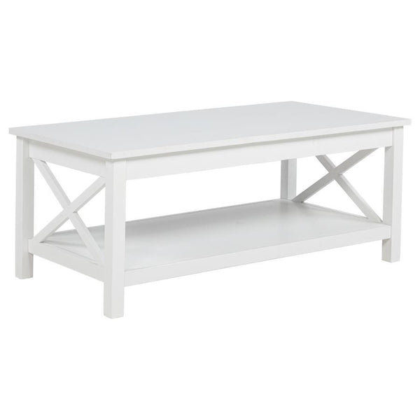 Skyview - 44" Rectangular Lift Top Coffee Table - White