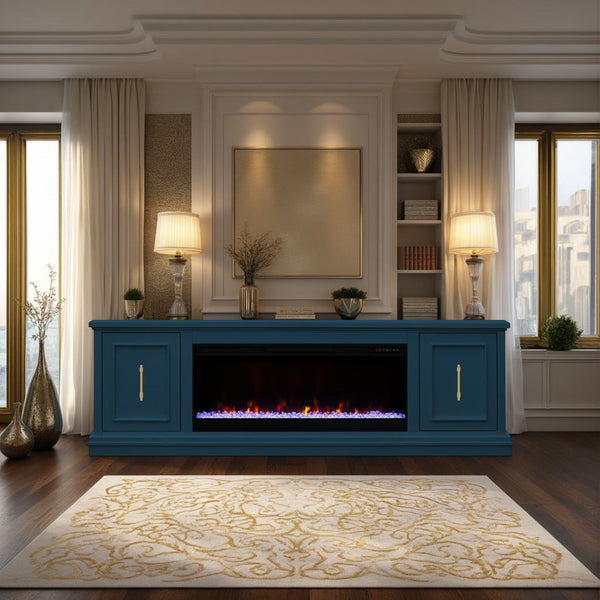 Jordan - Fireplace TV Stand