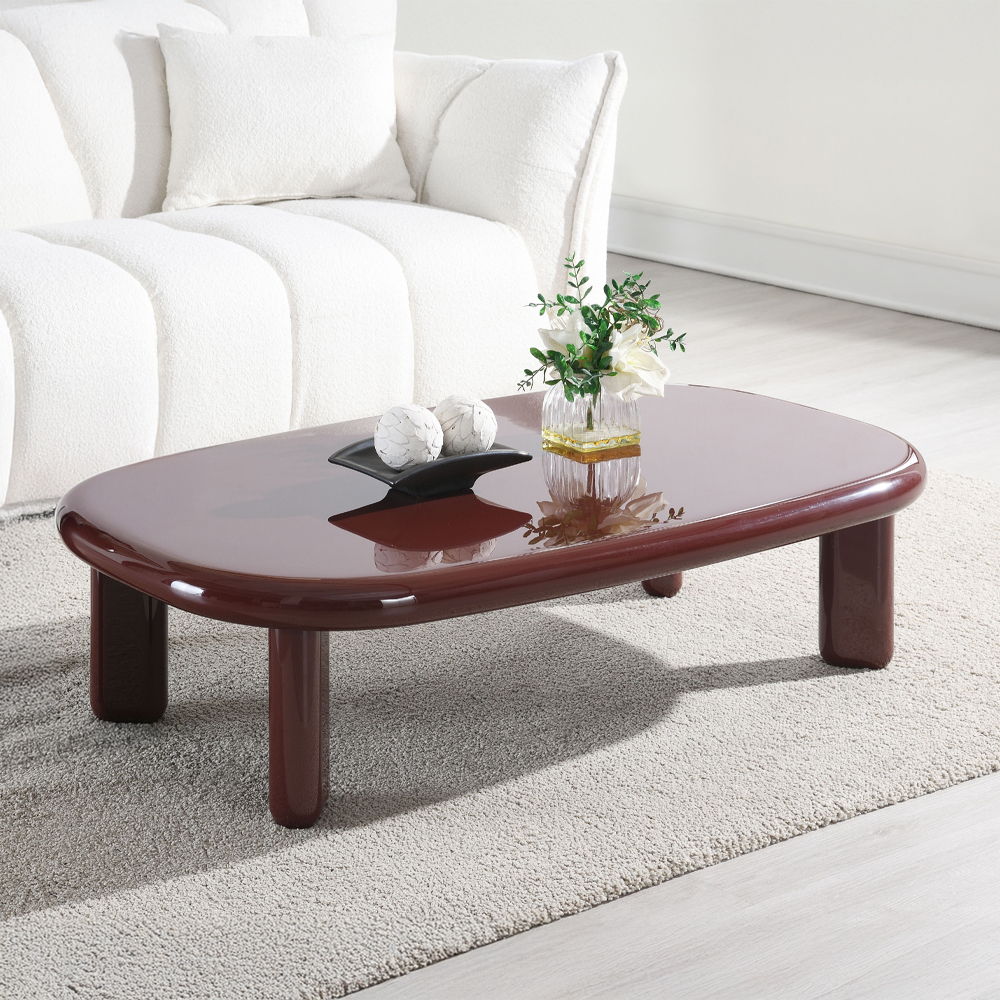 Eddie - Table Red High Gloss Coffee Tables