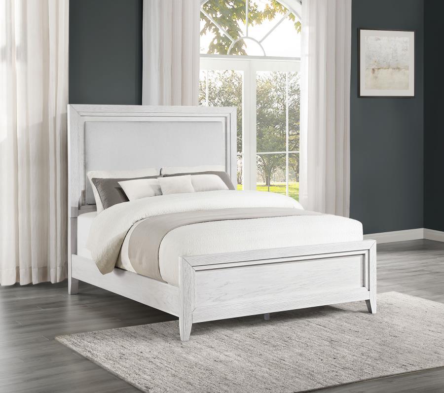 Marielle - Panel Bed White