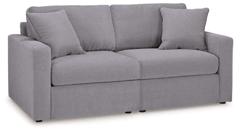 Modmax - Granite - Sectional Gray 2 Pc. Loveseat Sectional