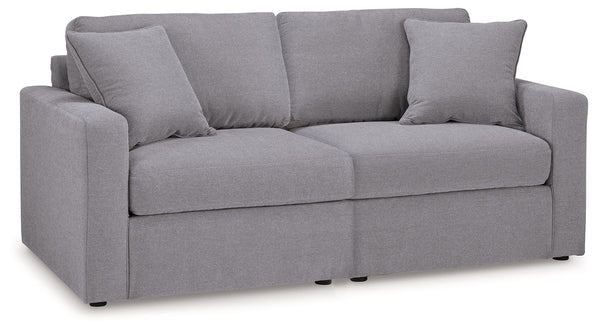 Modmax - Granite - Sectional Gray 2 Pc. Loveseat Sectional