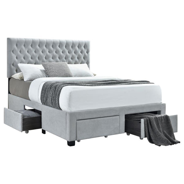 Soledad - Upholstered Storage Panel Bed