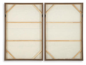 Stormish - Wall Art Set (Set of 2) - Beige / Brown