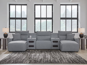 ModMax II - Salt And Pepper - Reclining Sectional