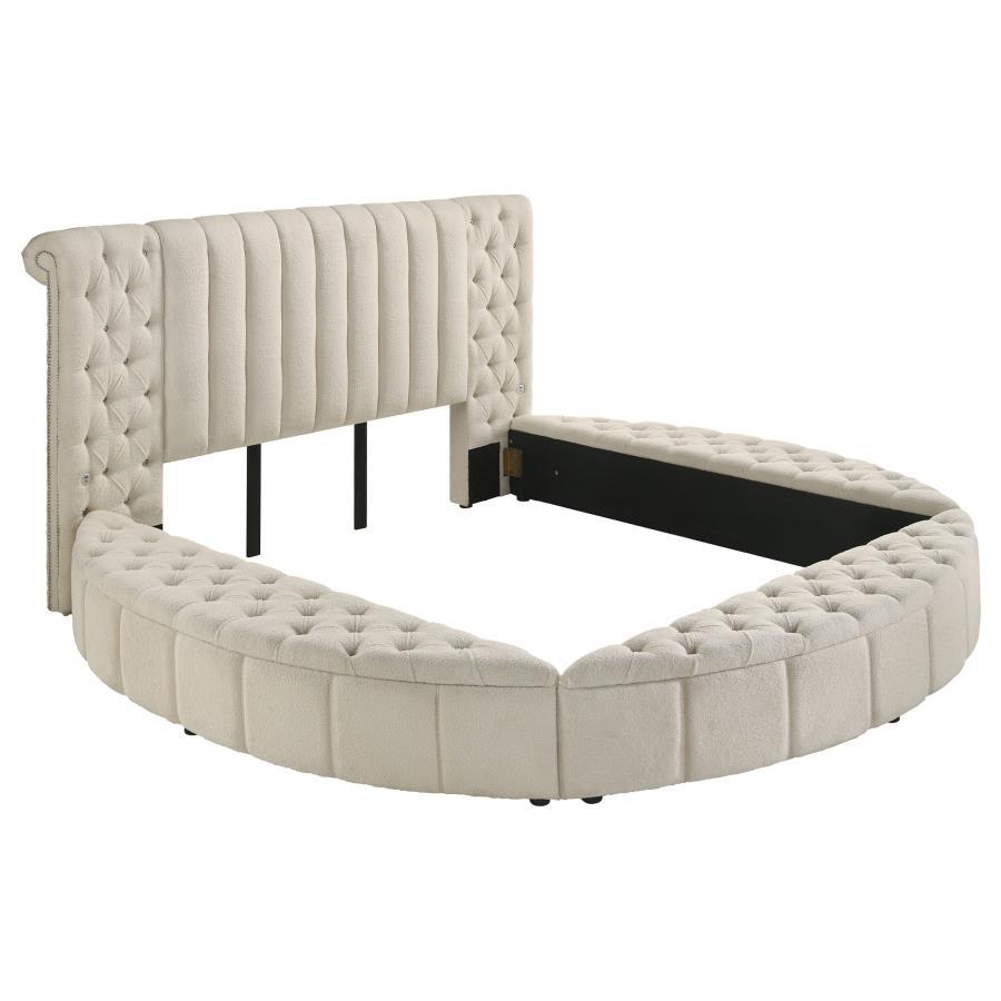 Sonya - Upholstered Bedroom Set Beige
