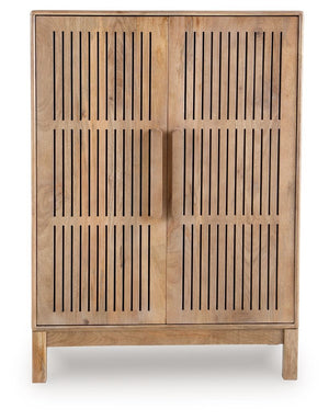 Pellamour - Bar Cabinet - Natural Brown