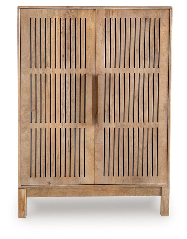 Pellamour - Bar Cabinet - Natural Brown