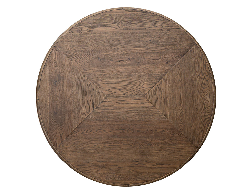 Novus Lodge - Round Table - Walnut Brown