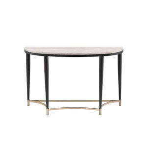 Ayser - Sofa Table - White Washed & Black