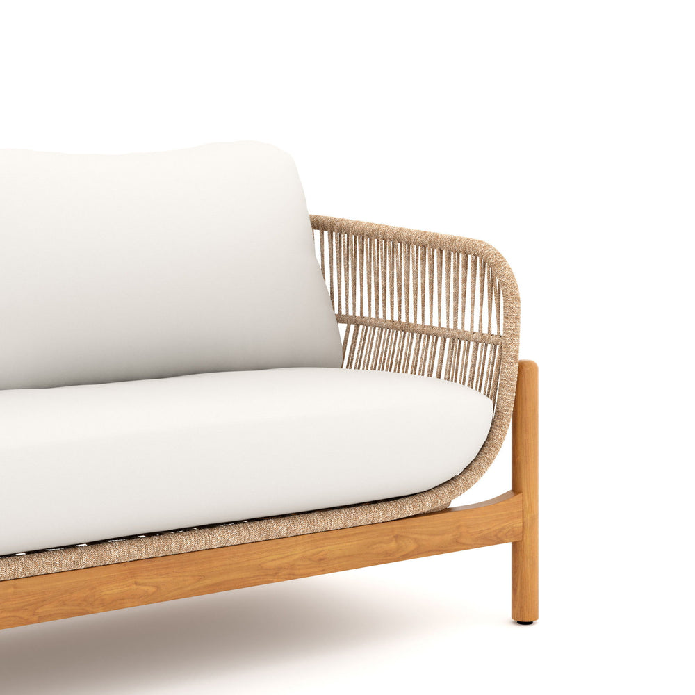 Solstice - Rope Loveseat - Linen Beige