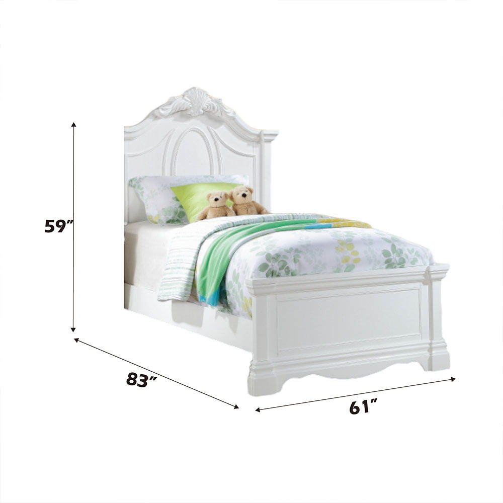 Estrella - Bed White