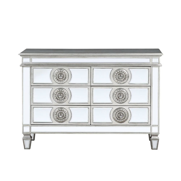 Varian - 34" Server - Mirrored & Antique Platinum