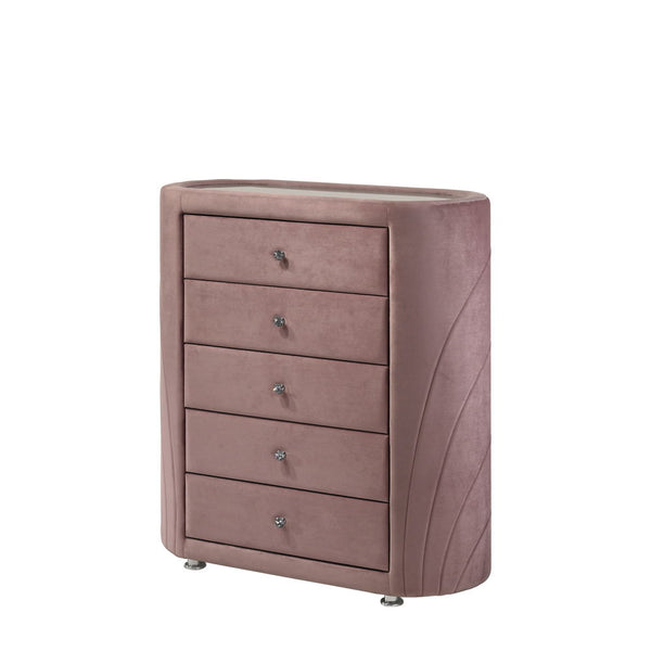 Salonia - Chest - Pink Velvet