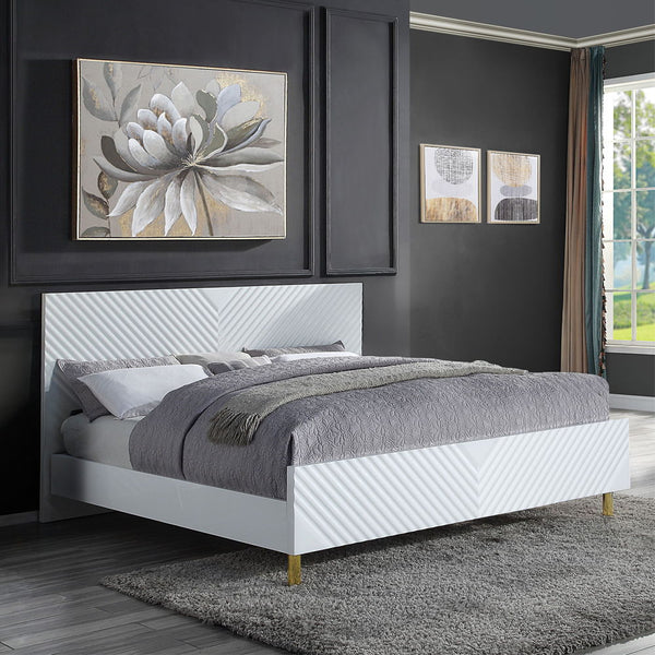 Gaines - Bed White Queen