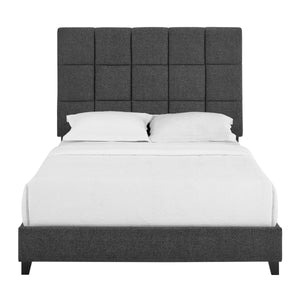 Bridger - Upholstered Squares Panel Bed