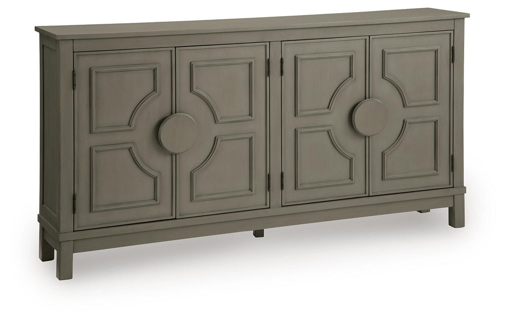 Darlock - Accent Cabinet - Warm Gray