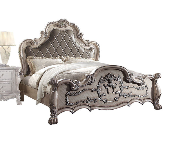 Dresden - Traditional - Bed Vintage Bone White King