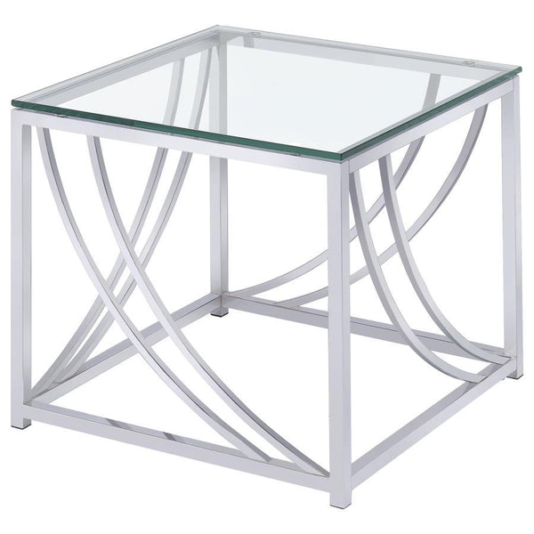 Lille - Glass Top Coffee And End Table Set