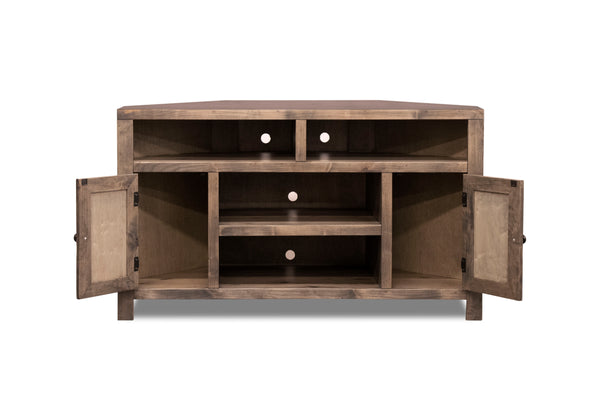 Joshua Creek - 52" Corner TV Stand - Barnwood