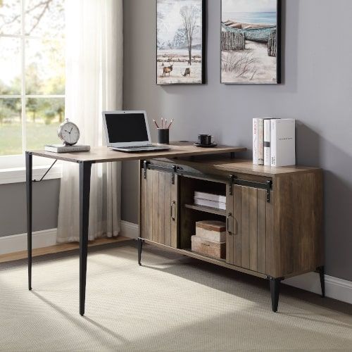 Zakwani - Writing Desk - 48" Gray Oak
