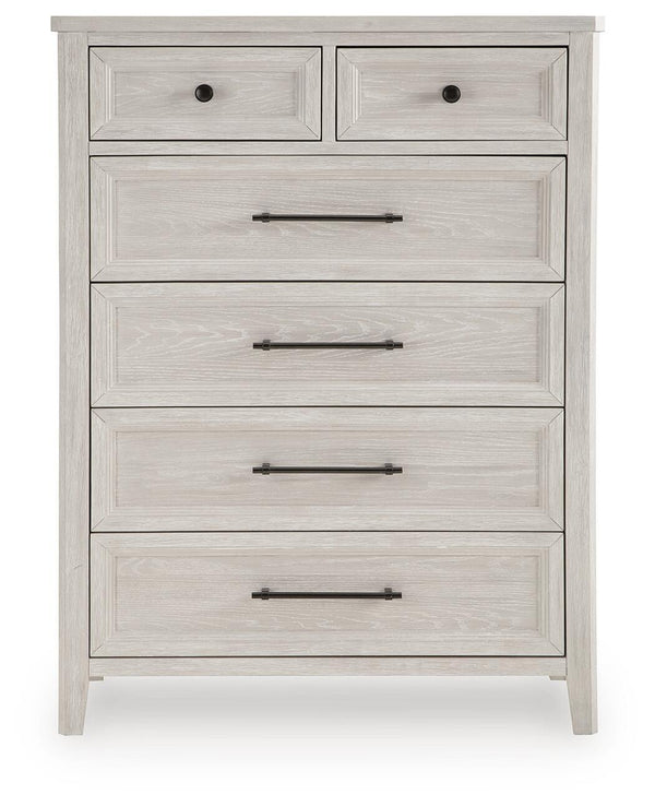 Darbonton - Six Drawer Chest - Dove White