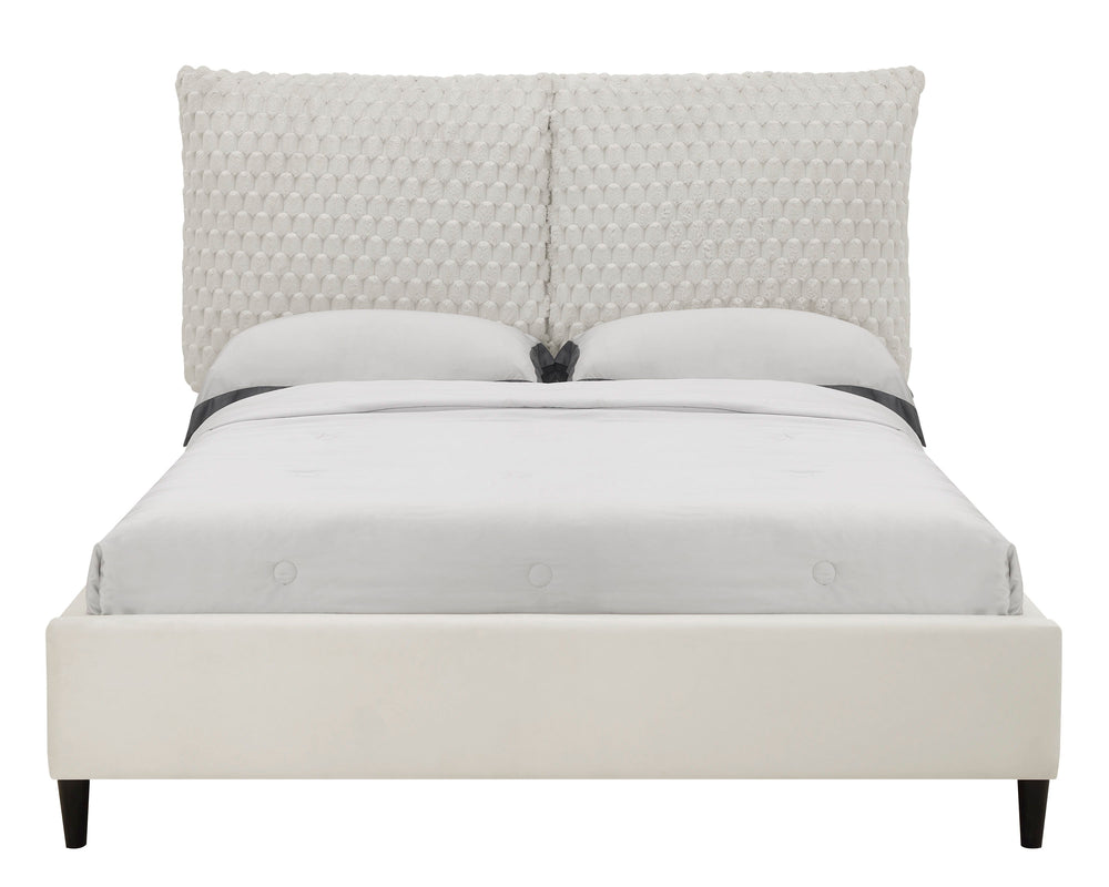 Violet - Queen Bed - White Dove